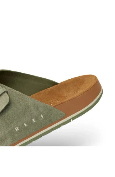 Reef Ojai Two-bar Slide Sandal In Green