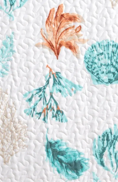 Woven & Weft Watercolor Coastal Quilt & Sham Set In Orange