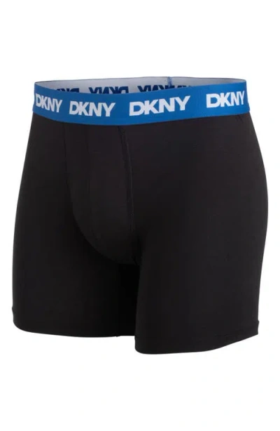 Dkny Back Of Four Boxer Briefs In Multi