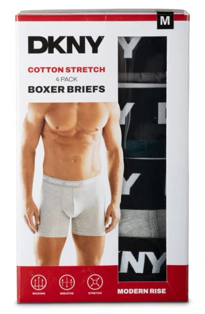 Dkny Back Of Four Boxer Briefs In Multi