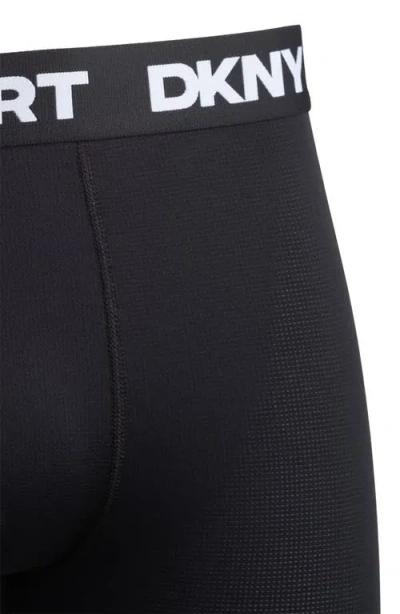 Dkny Pack Of 4 Assorted Boxer Briefs In Black