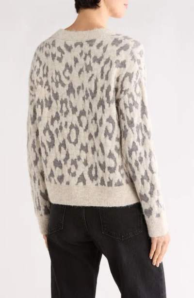 Sunday Edition Leopard Print Cardigan In Animal Print