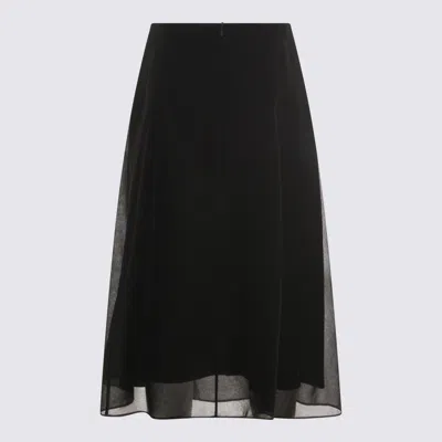 Brunello Cucinelli Skirts Blacks And Greys In Black