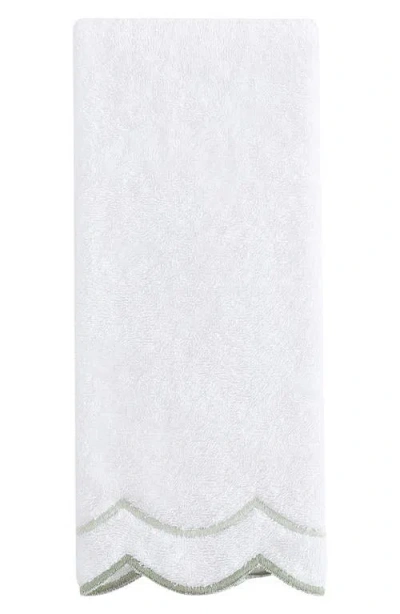 Peri Home Scallop Hand Towel In White