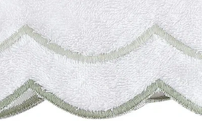 Peri Home Scallop Hand Towel In White