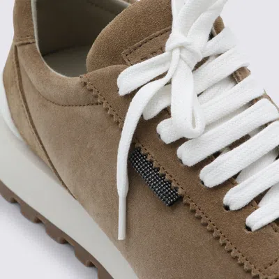 Brunello Cucinelli Sneakers Antilope In Brown