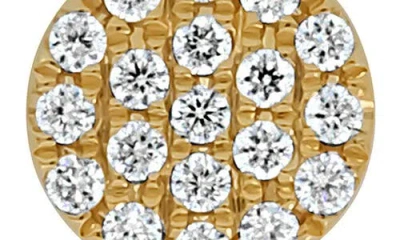 Bony Levy Mika Diamond Circle Charm In Gold