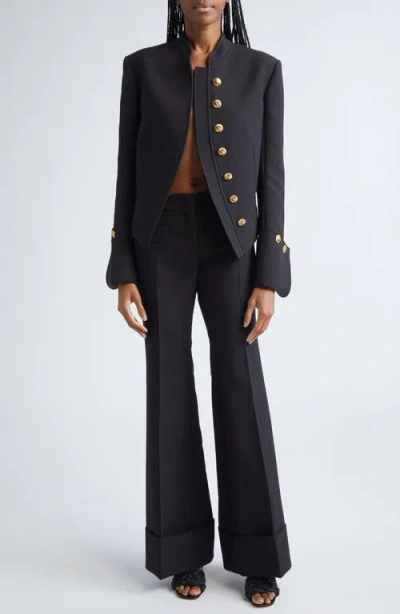 Zimmermann Rebellion Low Rise Flare Pants In Black