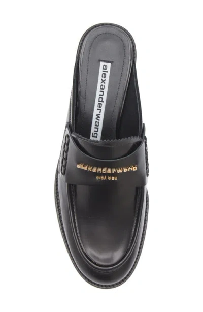 Alexander Wang Carter Loafer Mule In Black