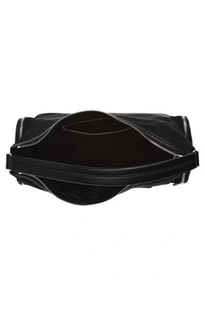 Stella Mccartney Womens Ultra Black Dartmoor Patent Vegan Leather Shoulder Bag