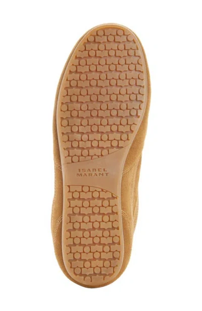 Isabel Marant Senny Perforated Suede Sneakers In Brown