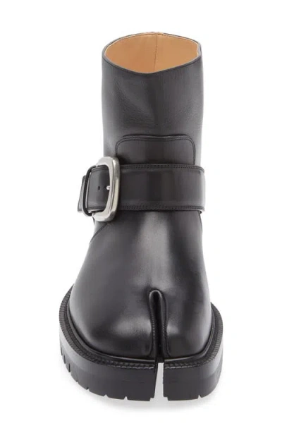 Maison Margiela Margiela Tabi County Buckle Ankle Boots - Mens Black