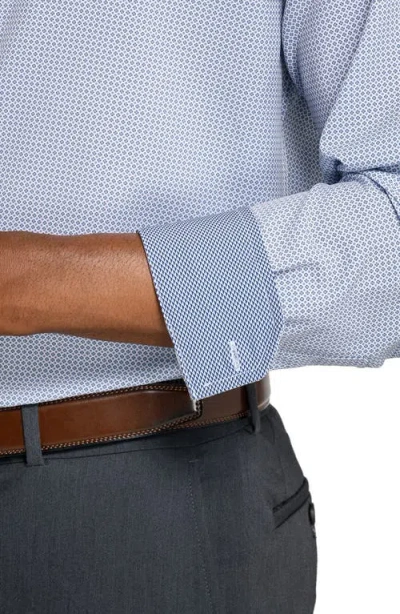 Wrk W.r.k Regular Fit Octagon Geo Performance Dress Shirt In Multi