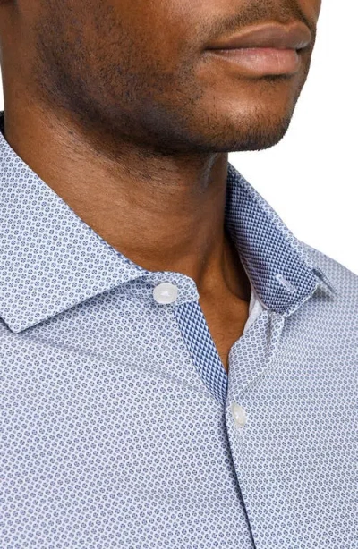 Wrk W.r.k Regular Fit Octagon Geo Performance Dress Shirt In Multi