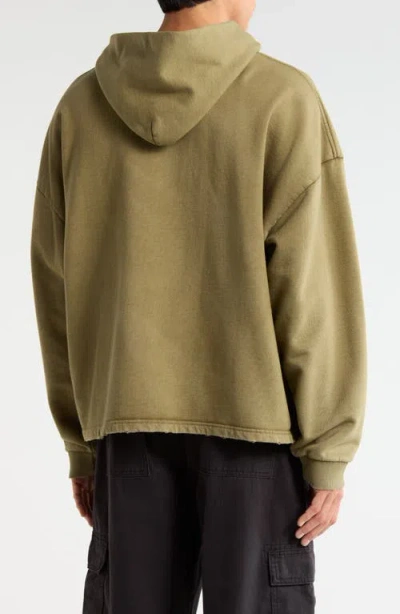 Represent Green Sweatshirt With Logo Lettering On The Front And Faded Effect In Cotton Man In Multi