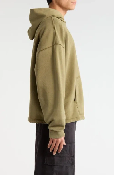 Represent Green Sweatshirt With Logo Lettering On The Front And Faded Effect In Cotton Man In Multi