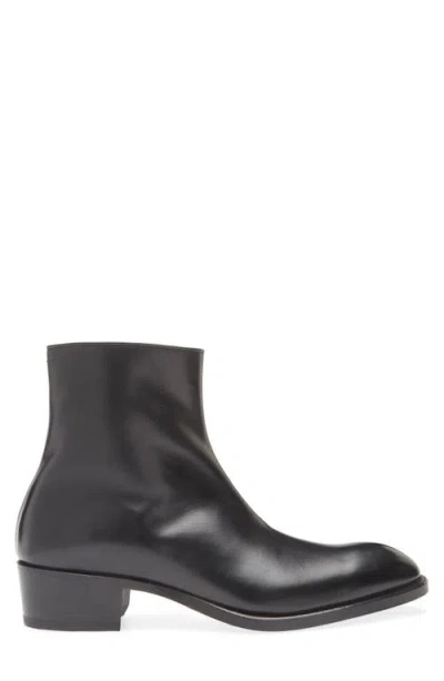 Tom Ford Vincent Leather Boot In Black