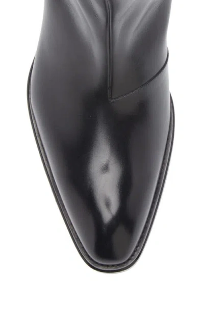 Tom Ford Vincent Leather Boot In Black