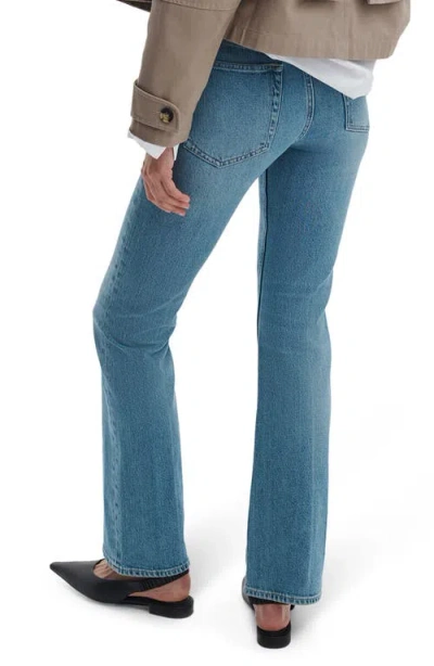 Rag & Bone Peyton Mid Rise Bootcut Jeans In Blue