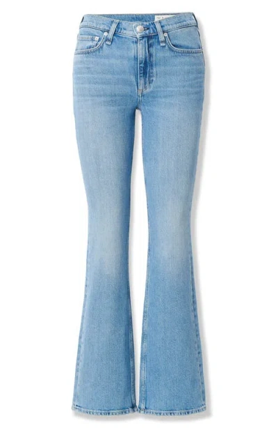 Rag & Bone Peyton Mid Rise Bootcut Jeans In Blue