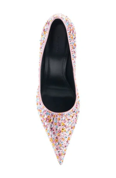 Balenciaga Knife Embellished Pointed Toe Pump In Multi