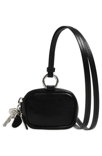 Acne Studios Camero Clip Earbuds Case In Black