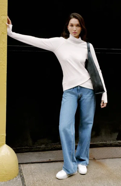 Marcella Soren Tulip Hem Sweatshirt In Multi