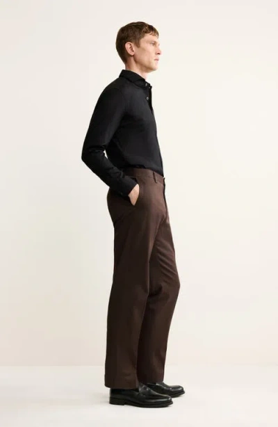 Mango Regular Fit Cotton Button-up Shirt In Black