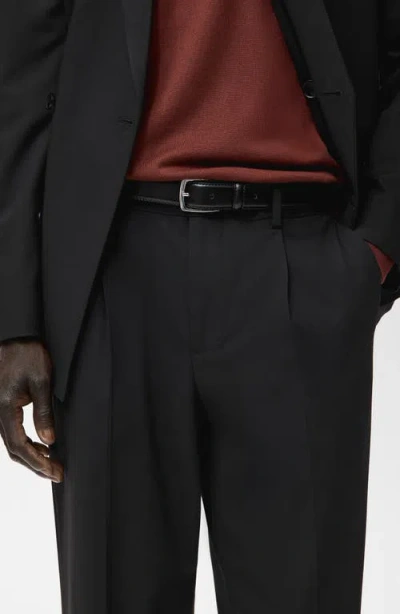 Mango Boston Regular Fit Suit Pants In Black