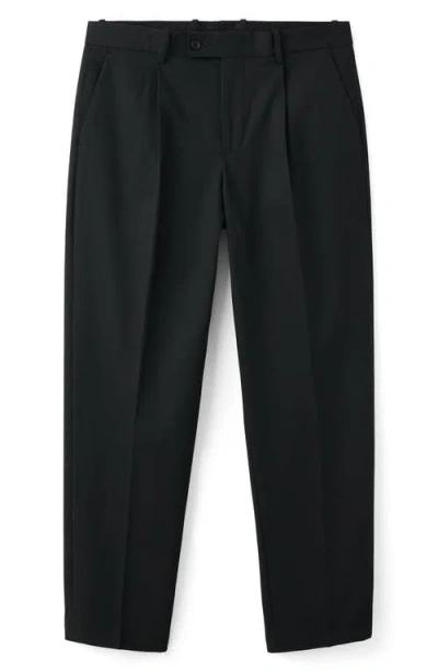 Mango Boston Regular Fit Suit Pants In Black
