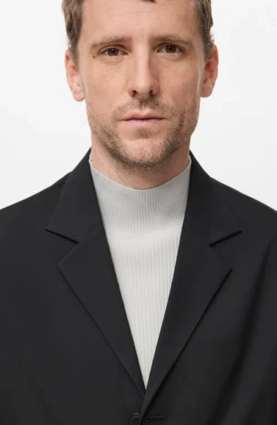 Mango Slim Fit Suit Blazer In Black