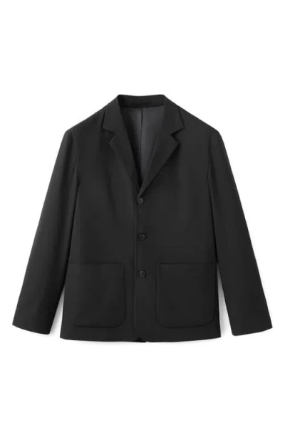 Mango Slim Fit Suit Blazer In Black