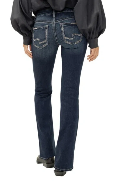 Silver Jeans Co. Britt Curvy Low Rise Bootcut Jeans In Blue
