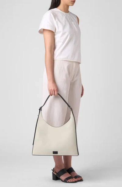 Behno Danny Flatiron Canvas Shoulder Bag In Multi