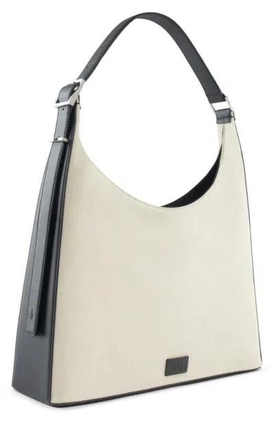 Behno Danny Flatiron Canvas Shoulder Bag In Multi