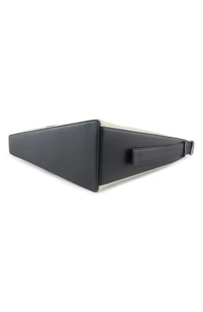 Behno Danny Flatiron Canvas Shoulder Bag In Multi