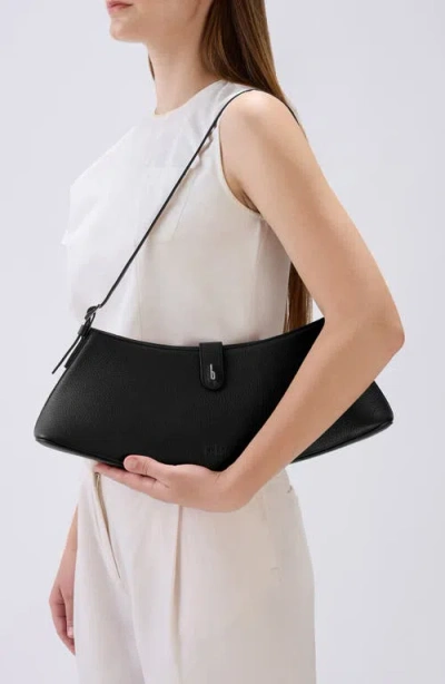Behno Ruth Mini Shoulder Bag Saffiano Black