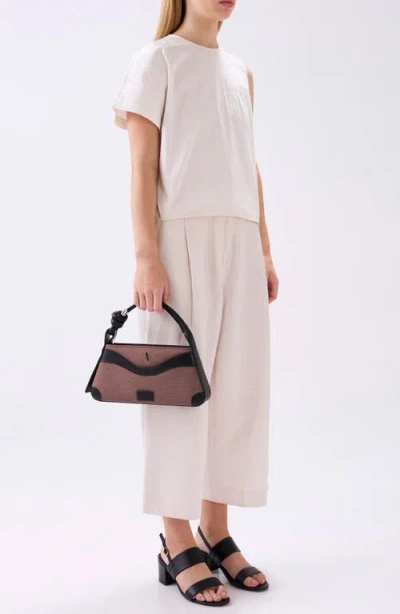 Behno Melina Canvas Crossbody Satchel In Multi