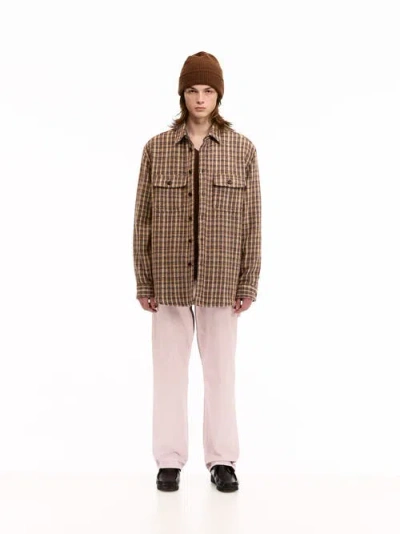 Vowels Double Pocket Shirt Jacket In Multi