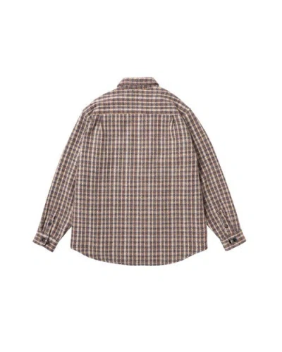 Vowels Double Pocket Shirt Jacket In Multi