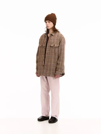 Vowels Double Pocket Shirt Jacket In Multi