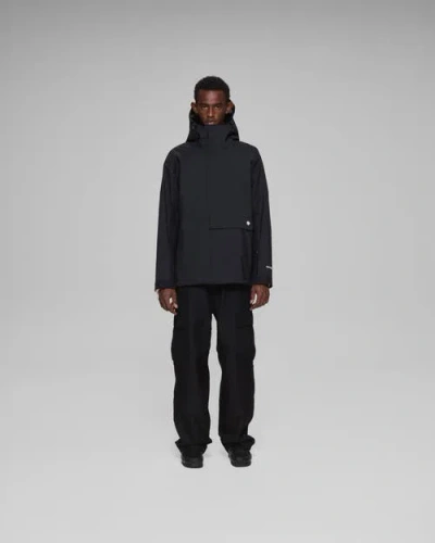 Vowels Shell Jacket In Black