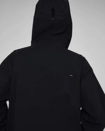 Vowels Shell Jacket In Black