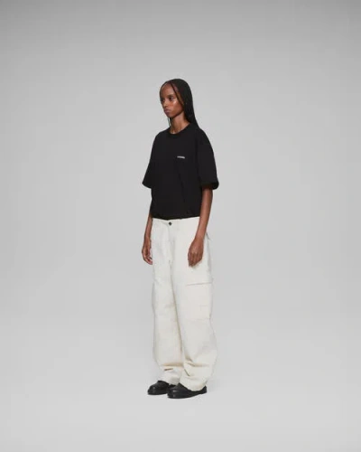 Vowels Wool Blend Cargo Pant In Neutral