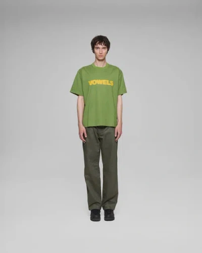 Vowels Blur Tee In Green