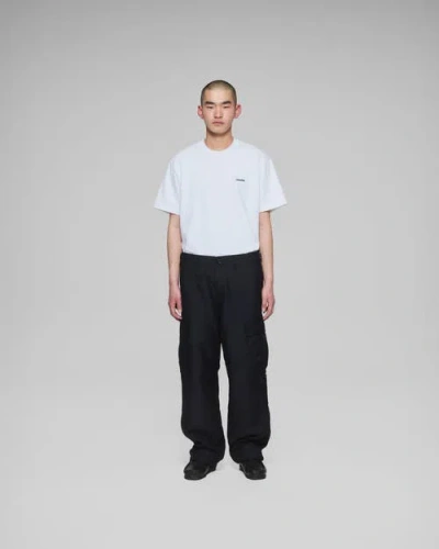 Vowels Wool Blend Cargo Pant In Blue