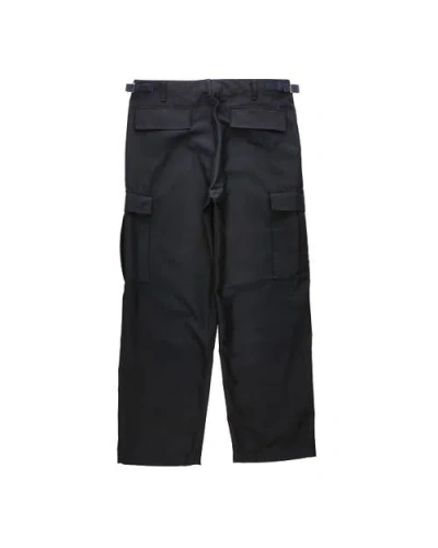 Vowels Wool Blend Cargo Pant In Blue