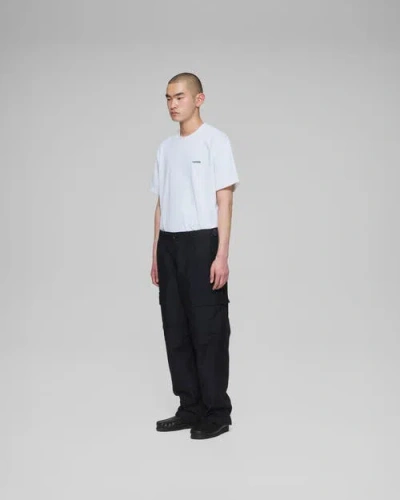 Vowels Wool Blend Cargo Pant In Blue