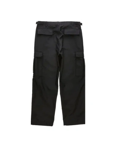Vowels Wool Blend Cargo Pant In Black
