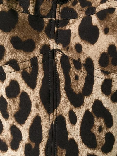 Shop Dolce & Gabbana - Leopard Print Bralet Top